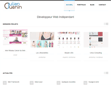 Tablet Screenshot of juliencuenin.fr